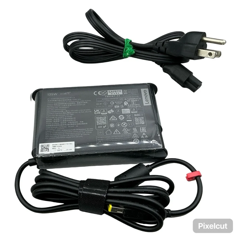 Lenovo 135W AC Adapter Charger ADL135SDC3A 20V 6.75A Slim Tip 5A10V03264